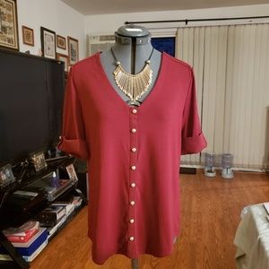 White House Black Market blouse sz Sm/m